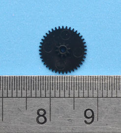 Polerowanie Powierzchnia Średnica 1 cm Gears od plastikowych narzędzi odlewniczych w kolorze czarnym