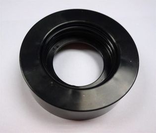 Części wtryskowe z włókna węglowego Fibe, niestandardowe części z tworzywa sztucznego w kolorze czarnym